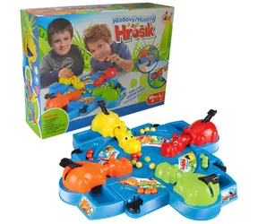 SPARKYS Hungriges Nilpferd Spiel / Einsteckspiel mit Würfeln / ab 3 Jahren