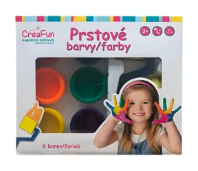 SPARKYS CreaFun Fingerfarben / 6er-Set / 132 ml / ab 3 Jahren