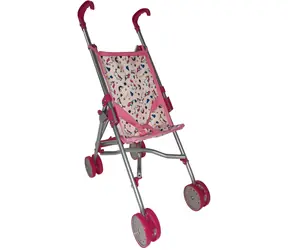 SPARKYS Golfwagen mit Einhörnern, rosa / Puppenwagen