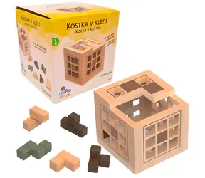 SPARKYS Puzzlewürfel im Käfig / Holz / ab 6 Jahren