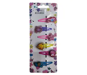 SPARKYS Haarspangen PINK Meerestiere / Glitzernde Haarspangen / 6 Stück