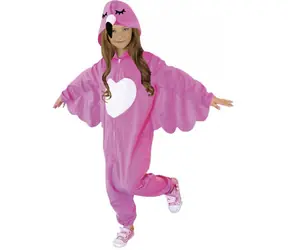 SPARKYS Flamingo-Kostüm / 8-10 Jahre / 130-140 cm