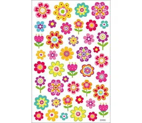 SPARKYS Aufkleber Blumen / 35 Stück / ab 3 Jahren