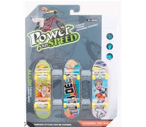 SPARKYS Finger-Skateboard / 3er-Set / 9,5 x 2,5 cm