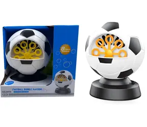 SPARKYS Seifenblasenmaschine Fußball / Seifenblasenbläser / 8 Löcher / 4X AA-Batterien / ab 3 Jahren
