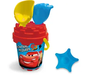 SPARKYS Cars Sandkasten-Set mit Puppe / Sandkasten-Set / Kunststoff