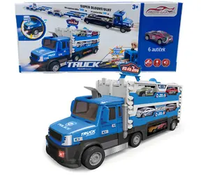 SPARKYS Polizeiwagen 2-in-1 / Licht, Sound / 6 Autos 1:64 / ab 3 Jahren