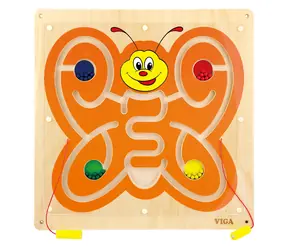 SPARKYS BABU Perlenlabyrinth / Holzspiel / 46 × 46 × 5 cm / ab 3 Jahren