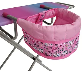 SPARKYS Esszimmerstuhl für Puppen mit Einhörnern, rosa / Puppenaccessoire