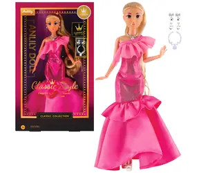 SPARKYS Puppe im festlichen Kleid, dunkelrosa / 33 cm / ab 3 Jahren