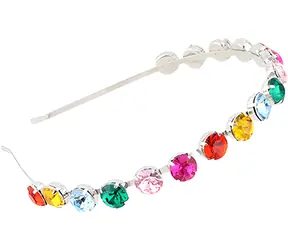 SPARKYS Haarband PINK / Strasssteine / Metall / 16x14x2 cm