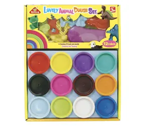 SPARKYS Modelliermasse-Set / 12 Becher / ab 3 Jahren