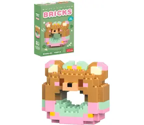 SPARKYS Baukasten Donut Teddybär Mädchen / 169 Teile / ab 6 Jahren