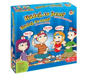 SPARKYS STUDO GAMES Spiel „Wer bin ich?“ / 72 Karten, 6 Stirnbänder, 24 Spielsteine / ab 6 Jahren
