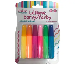 SPARKYS CreaFun Neon-Stoffmalfarben 6 x 42 ml / Malset / ab 3 Jahren