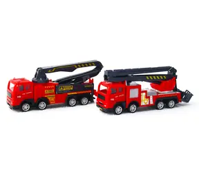 SPARKYS Feuerwehrwagen mit Löscharm / Schwungrad / 360°-Löscharm / Kunststoff