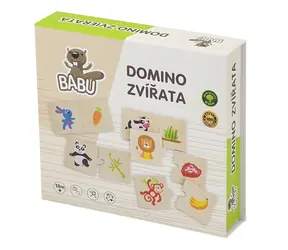 SPARKYS BABU Domino-Tiere / Holz / ab 1 Jahr / 20 x 20 cm