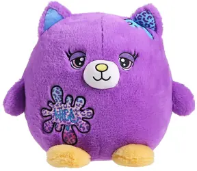 SPARKYS Plüschkatze Violett lila 25 cm / ab Geburt