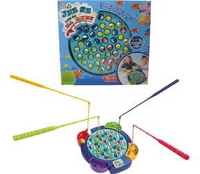 SPARKYS Spiel „Lasst uns angeln gehen“ 3 / 45 Fische, 4 Angeln / benötigt 3 AA-Batterien / ab 3 Jahren