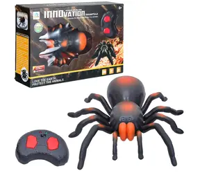 SPARKYS R/C Spinne orange / Leuchtende Augen / Fernbedienung / 3x AAA-Batterien