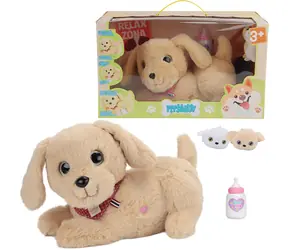 SPARKYS Plüschtier Interaktiver Hund Karamelka / Plüschtier / Bellt, trinkt aus der Flasche / ab 3 Jahren