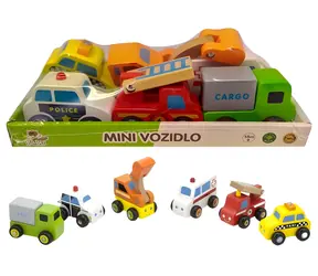 SPARKYS BABU Mini-Holzfahrzeuge, 6-teilig / ab 18 Monaten