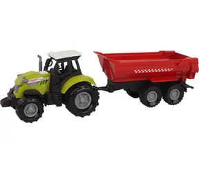 SPARKYS Traktor mit Getreidewagen für den landwirtschaftlichen Einsatz / Mit Sound und Licht / Freilaufend / 25 cm / ab 3 Jahren