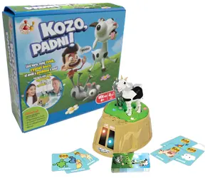 SPARKYS Spiel: Ziege, fall! / 42 Karten / 2 oder mehr Spieler / ab 4 Jahren