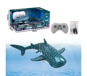 SPARKYS R Walhai mit Wasserfontäne / Spielzeug / 360°-Drehung / Fernbedienung / ab 6 Jahren