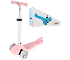 Sparkys SPORT pink / Roller / Dreirädrig / beleuchtetes Hinterrad / Tragfähigkeit 40 kg