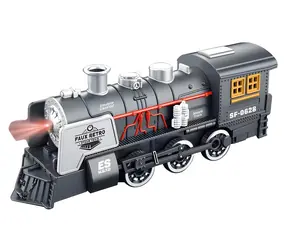 SPARKYS Retro-Eisenbahn SF-0628 / Schwungradantrieb / Licht und Sound / 20 cm