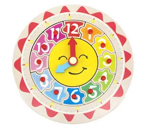 BABU Puzzle-Uhr / Holz / 13 Teile / ab 18 Monaten