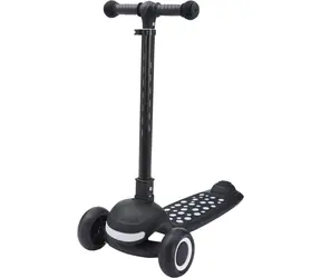 Sparkys Kinder-Klapproller 3-in-1, schwarz / Dreirädrig / LED-Beleuchtung / Musikmodul