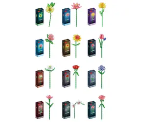 SPARKYS FLORIST Bausatz Kristall- und durchscheinende Blumen / 12 Sorten / ab 6 Jahren