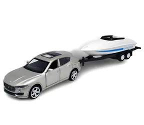 SPARKYS Metallmodell Maserati Levante SUV mit Anhänger / 1:43 / Metall / ab 3 Jahren