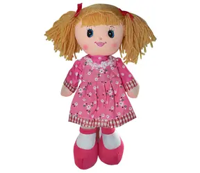 SPARKYS Stoffpuppenkleid, dunkelrosa / Textil / 30 cm / ab 3 Jahren