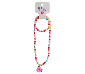 SPARKYS Halskette mit rosa Pony-Anhänger / Halskette / Schmuck