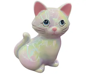 SPARKYS Keramik-Spardose Katze / Spardose / Keramik / 17,6 x 13,8 x 7,6 cm