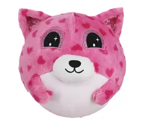 SPARKYS Aufblasbarer Teddybär, rosa / Plüsch / 15 cm