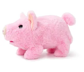 SPARKYS Plüschschwein PLYŠÁKOV rosa / Plüsch / Batterie 4X AA (LR6)