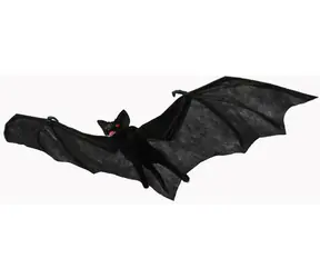 SPARKYS Dekoration Fledermaus schwarz / Halloween-Dekoration / 54 cm