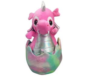 SPARKYS Plüschdrache im Ei, 40 cm / 100 % Polyester