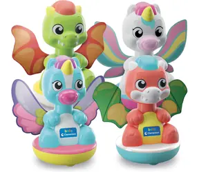Clementoni Baby Dreh- und Traum-Einhorn und Drache / Interaktives Spielzeug / ab 6 Monaten
