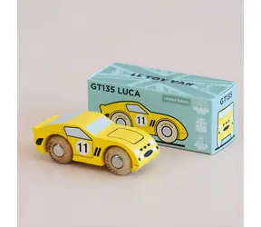 Le Toy Van Holzspielzeugauto Luca / FSC-zertifiziertes Holz / gelb / ab 2 Jahren