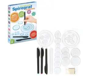 SPARKYS Spirograph Zaubermandalas / Kreativset / Schablonen und Farbstifte / ab 5 Jahren