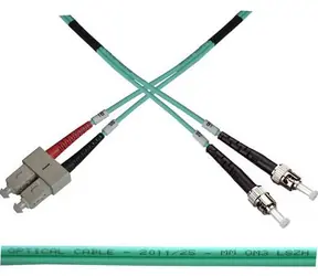OEM Optisches Patchkabel Duplex SC-ST 50/125 mm / 1 m / OM3