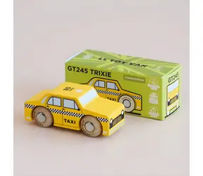 Le Toy Van Holztaxi TRIXIE / FSC-zertifiziertes Holz / gelb / ab 2 Jahren
