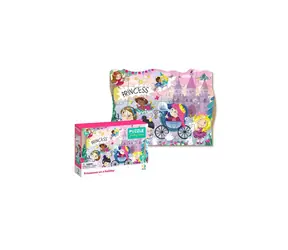 DODO Prinzessinnen-Puzzle / 30 Teile / 27 x 20 cm / ab 3 Jahren