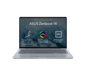 Asus Zenbook 14 UX3480KA blau / Notebook / 14" WUXGA OLED / RYZEN AI 5 330 / 24 GB / 512 GB SSD / Radeon 820M / ohne Betriebssystem