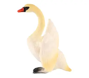 ZOOTED Schwanenfigur groß / Kunststoff / 10 cm / Im Beutel / ab 3 Jahren